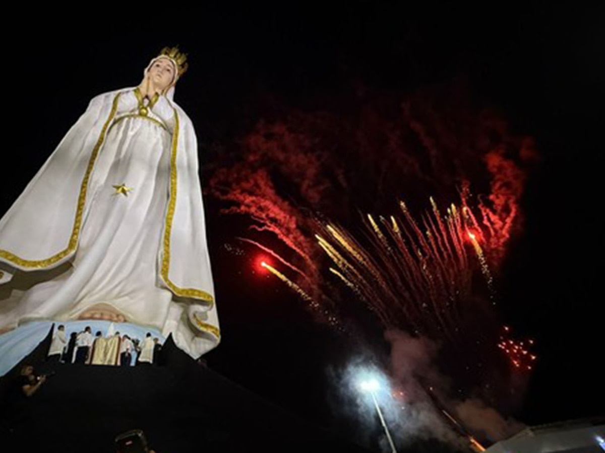 Así es la imponente estatua de la Virgen María que inauguraron en Brasil: es más grande que el Cristo Redentor - Infobae
