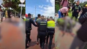 Video: riña entre vendedores informales