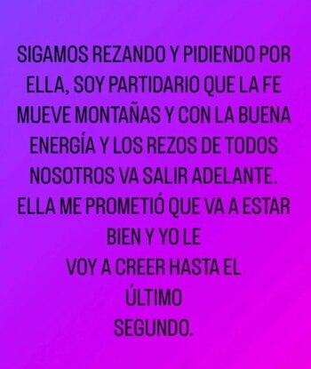 El mensaje de Gustavo Conti