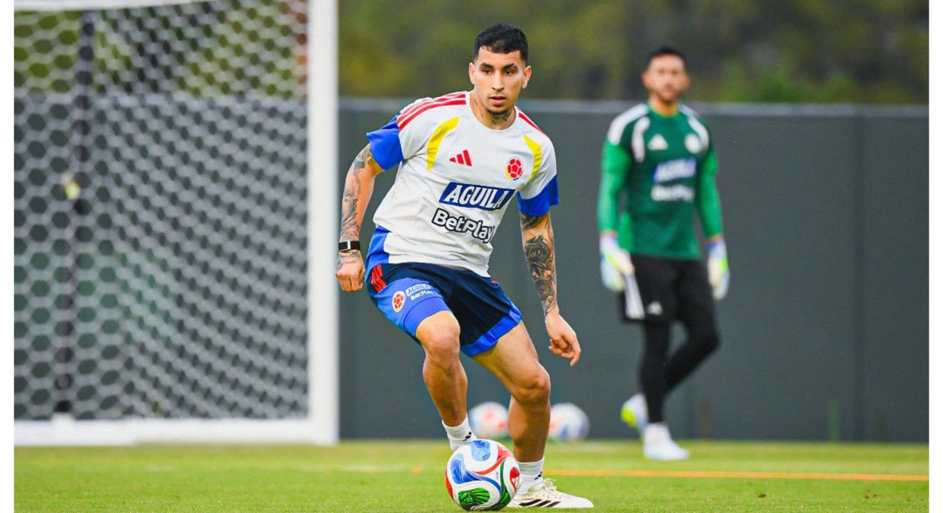 Gustavo Puerta estuvo en la convocatoria para los partidos contra Francia y Croacia - crédito FCF