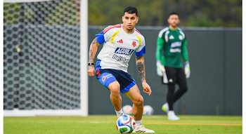 Gustavo Puerta estuvo en la convocatoria para los partidos contra Francia y Croacia - crédito FCF