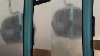 Video: usuarios captan fuerte movimiento de una cabina del Cablebús durante tormenta en CDMX