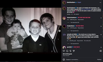 David Beckham destacó lo orgulloso que se siente de ser padre. (Instagram)