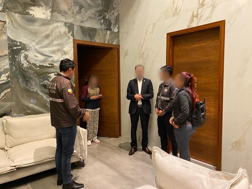 Momento de la detención de Wilman Terán, en 2023, entonces presidente del Consejo de la Judicatura.