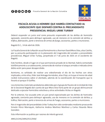 Fiscalía - crédito Fiscalía