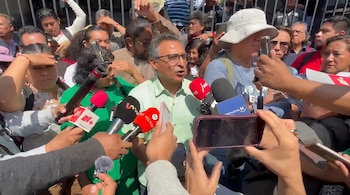 Reunión entre CNTE y Gobierno federal termina sin acuerdo ni fecha con la presidenta. Crédito; especial