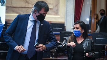 Esteban Bullrich y Laura Rodríguez