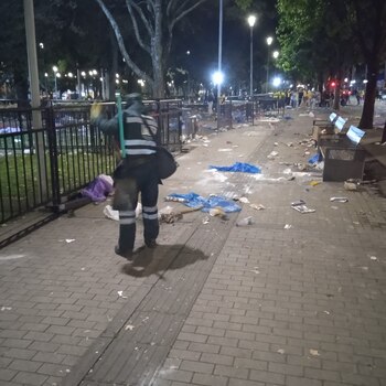 Fueron 13 toneladas de basura