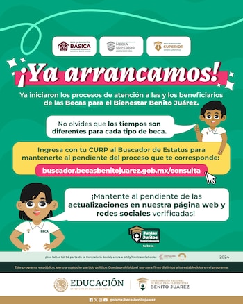 La Coordinación Nacional de Becas