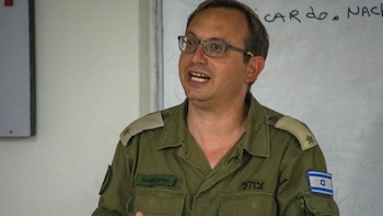 Portavoz de las Fuerzas de Defensa de Israel, capitán Roni Kaplan, destacó el “profesionalismo del cuerpo de Bomberos colombiano”