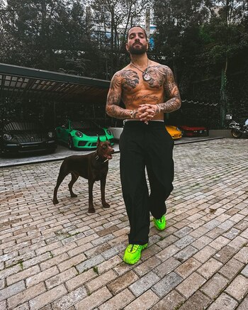 Maluma disfrutó de todos sus