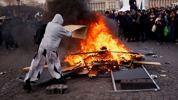 En París se vieron escenas