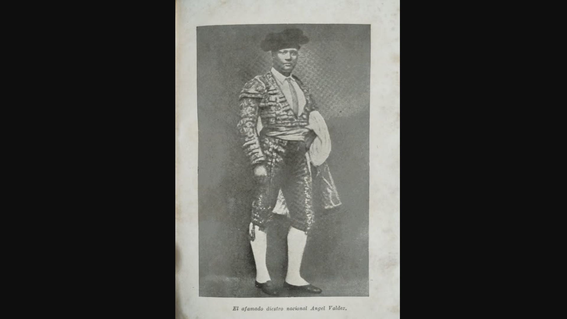 Hijo de esclavos, Ángel Custodio Valdez alcanzó fama internacional. Su histórica presentación en Madrid el 2 de septiembre de 1883 lo consagró como figura pionera del toreo peruano. (BNP)