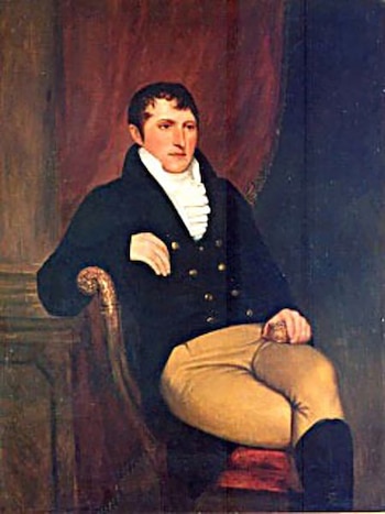 De nuevo en Europa. Retrato que se hizo hacer en 1815 en Londres, cuando estuvo en misión diplomática con Rivadavia y Sarratea