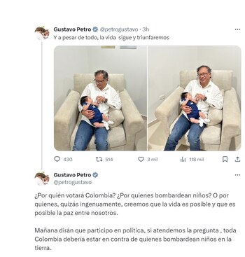 Trino del presidente Petro sobre