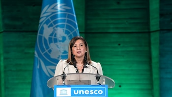 La vicepresidenta Karin Herrera presenta en París la agenda científica de Guatemala