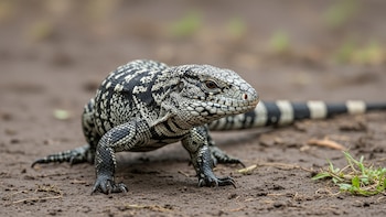Qué saber sobre el tegu argentino, el lagarto invasor que preocupa en un estado de EEUU