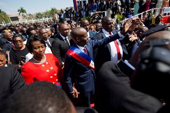 El presidente haitiano Jovenel Moise