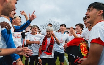 Alan Woiski en los festejos