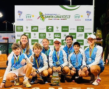 Los equipos argentinos que disputaron el Sudamericano Sub-12 de Bolivia (Crédito: COSAT)