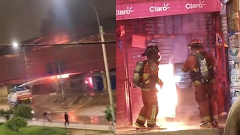 Voraz incendio en Villa El Salvador consume mercado Unión Progreso y moviliza más de 10 unidades de bomberos