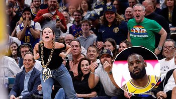 Una fanática le gritó “maldito llorón” a LeBron James y la estrella de los Lakers reaccionó con un gesto que dio que hablar en la NBA