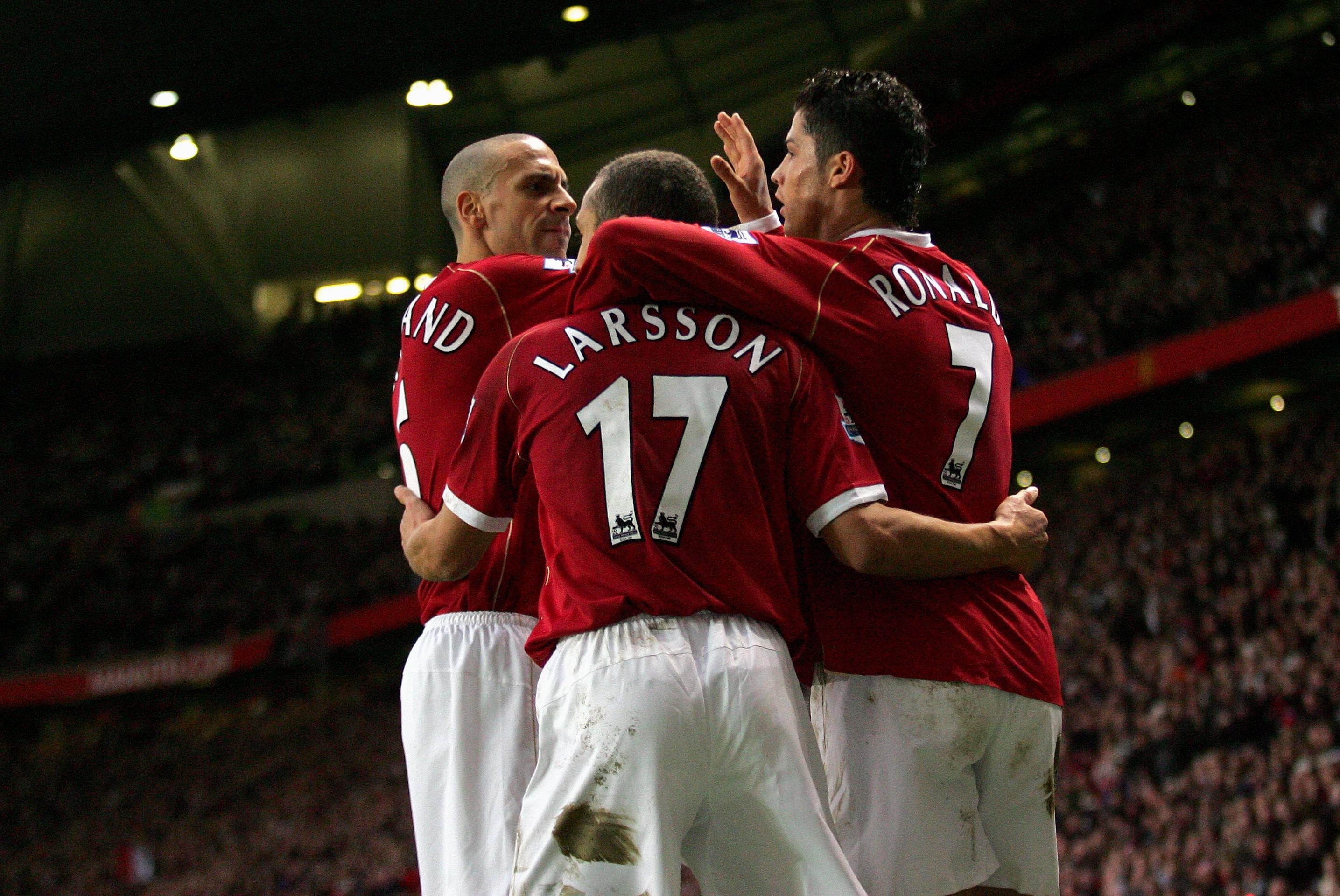 Larsson observa una evolución en la mentalidad y disciplina de jugadores como Cristiano Ronaldo durante su etapa en el Manchester United (Allstar Picture Library Ltd)