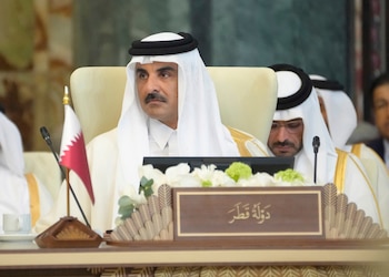 El emir de Qatar, Sheikh