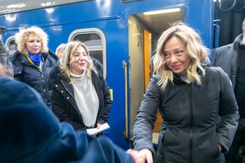 La primera ministra italiana, Giorgia