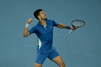17/01/2024 Novak Djokovic of Serbia