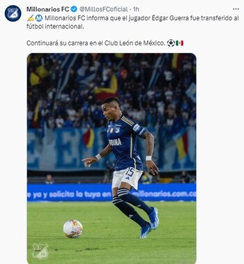 Édgar Guerra ahora jugará con