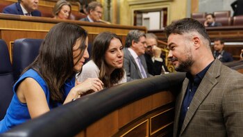 Gabriel Rufián e Irene Montero