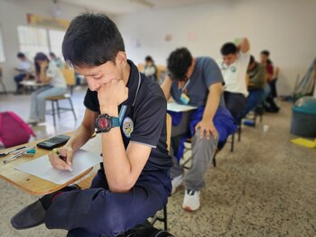 Solo 1.8 millones de los aproximadamente 3 millones de menores en edad escolar están matriculados en el sistema educativo hondureño. (Cortesía: Secretaría de Educación de Honduras)