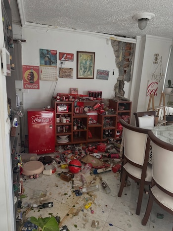Tras el terremoto del 10 de agosto, la aficionada compartió el impacto de la destrucción en su cuenta de Instagram - crédito albitamurilloperez / Instagram