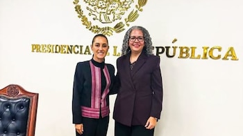 Claudia Sheinbaum se reúne con la gobernadora de Sinaloa, Graciela Domínguez Nava
