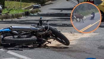 En video quedó impactante accidente