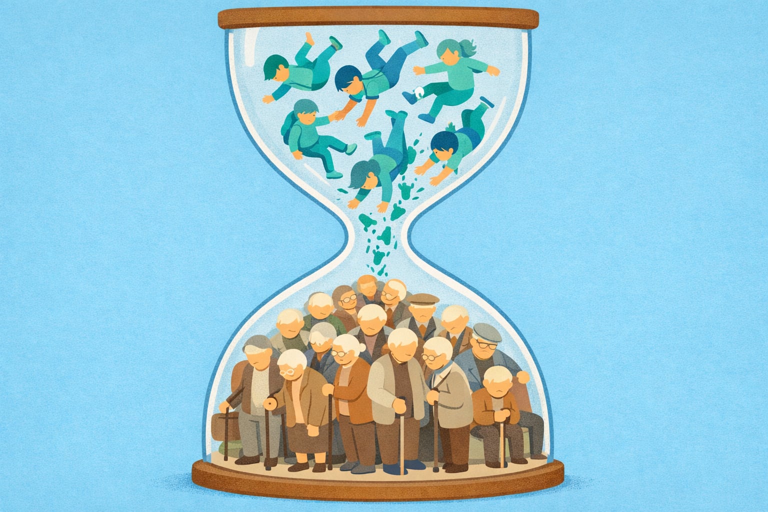 Las personas de 65 años o más ya superan a los niños de cinco años o menos en la población mundial, según la Oficina del Censo de Estados Unidos.