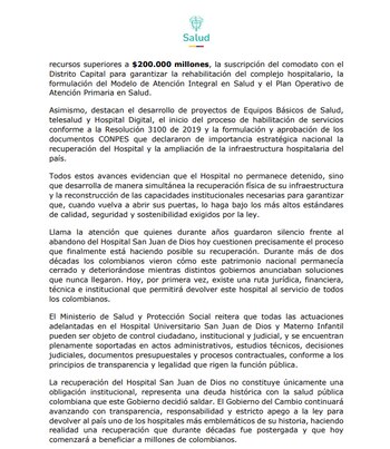 Ministerio de Salud - crédito Ministerio de Salud