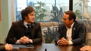 El Presidente y Marcos Galperin,