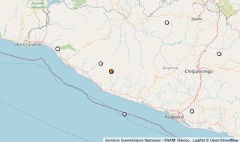 Temblor reportado en Guerrero.
(SSN)