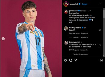 Alejandro Garnacho se manifestó en