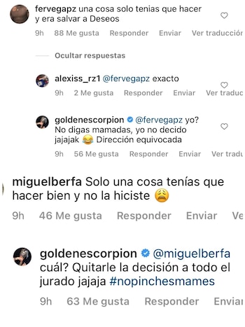 Así ha respondido El Escorpión
