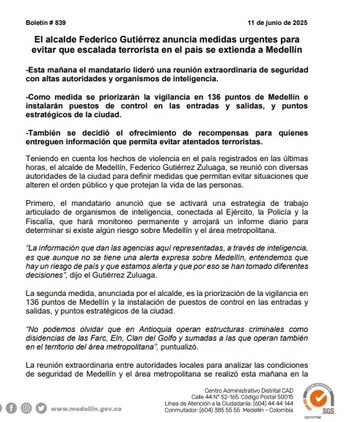 Se reforzará la seguridad en