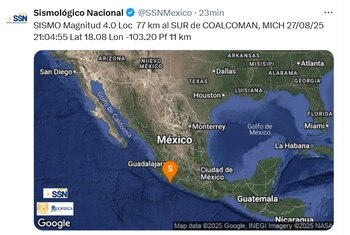 De acuerdo al Sismológico Nacional