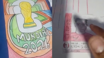 Matías, el niño peruano que creó su propio álbum del Mundial 2026 al no poder comprar el original y conmovió las redes