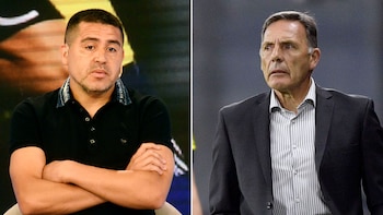 Riquelme y Miguel Ángel Russo