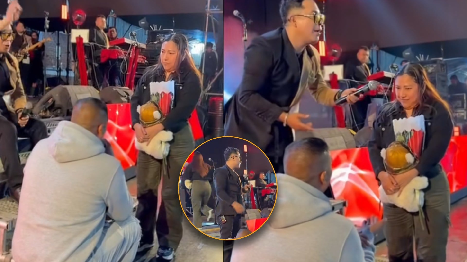 “¿Te casarías conmigo?”: mujer rechaza pedida de mano en concierto de Armonía 10