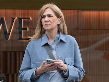 La infanta Cristina durante un