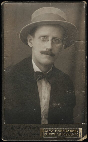 Retrato de James Joyce por