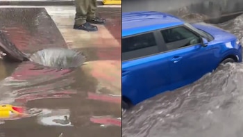 La fuerte lluvia causó inundaciones